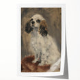 Rolled canvas featuring vibrant animal illustrations with intricate details, showcasing a colorful design. Perfect for home decor, packaged securely in a protective tube.