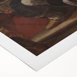 Historical Art - Baroque Courtroom Scene with Noble Figure and Attendants