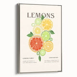 Landscape art painting featuring a colorful vintage poster design on a black framed canvas, ideal for dining room decor.