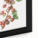 Extra large black wall art featuring colorful, textured fruits on a framed canvas, ideal for living room decor.