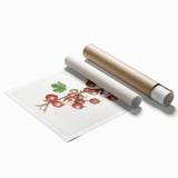 Extra large rolled canvas print featuring an array of fruits in vibrant colors.