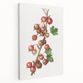 Large canvas featuring a vibrant display of assorted fruits, ideal for kitchen wall art.