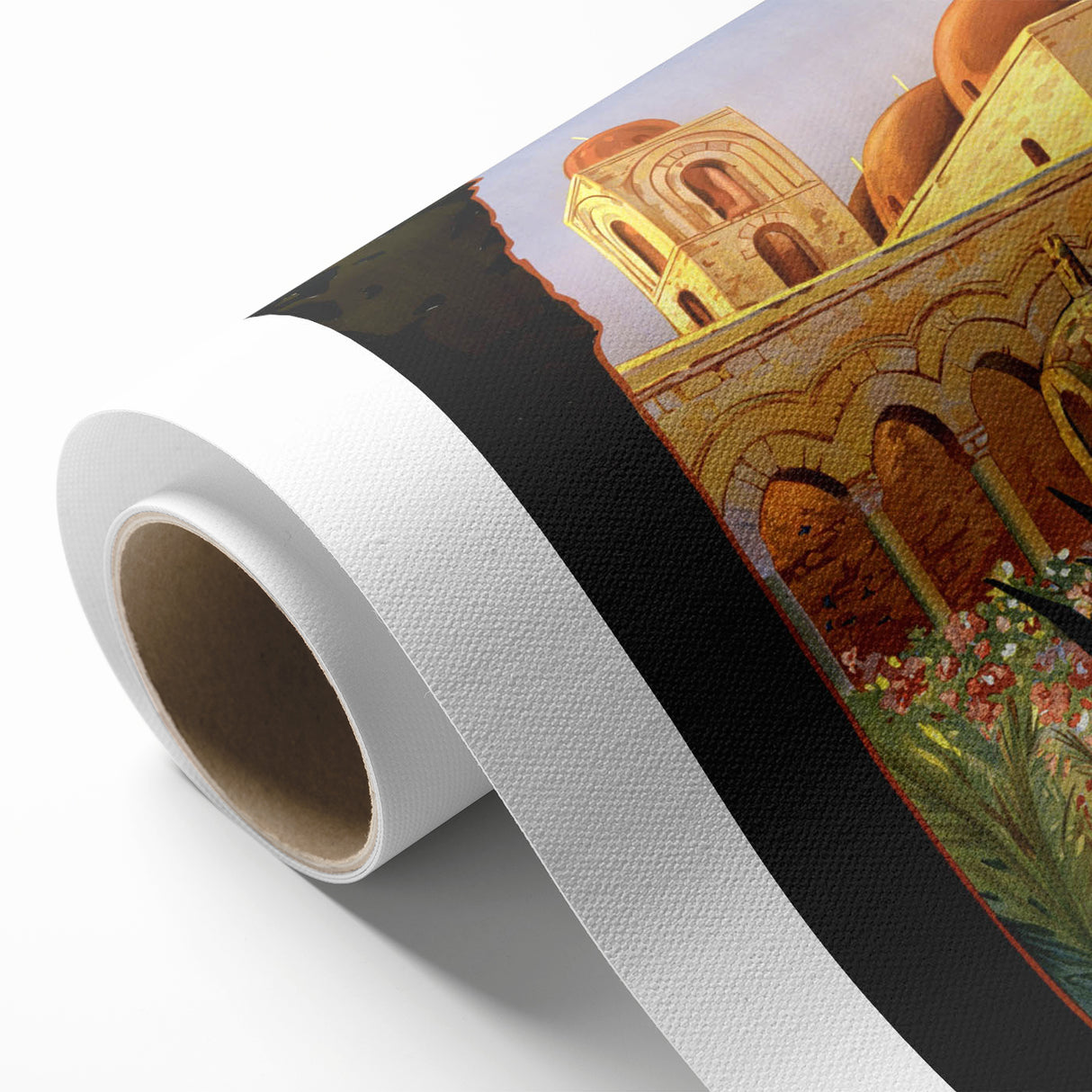 Retro Palermo Travel Poster – Vintage Sicily Art Print