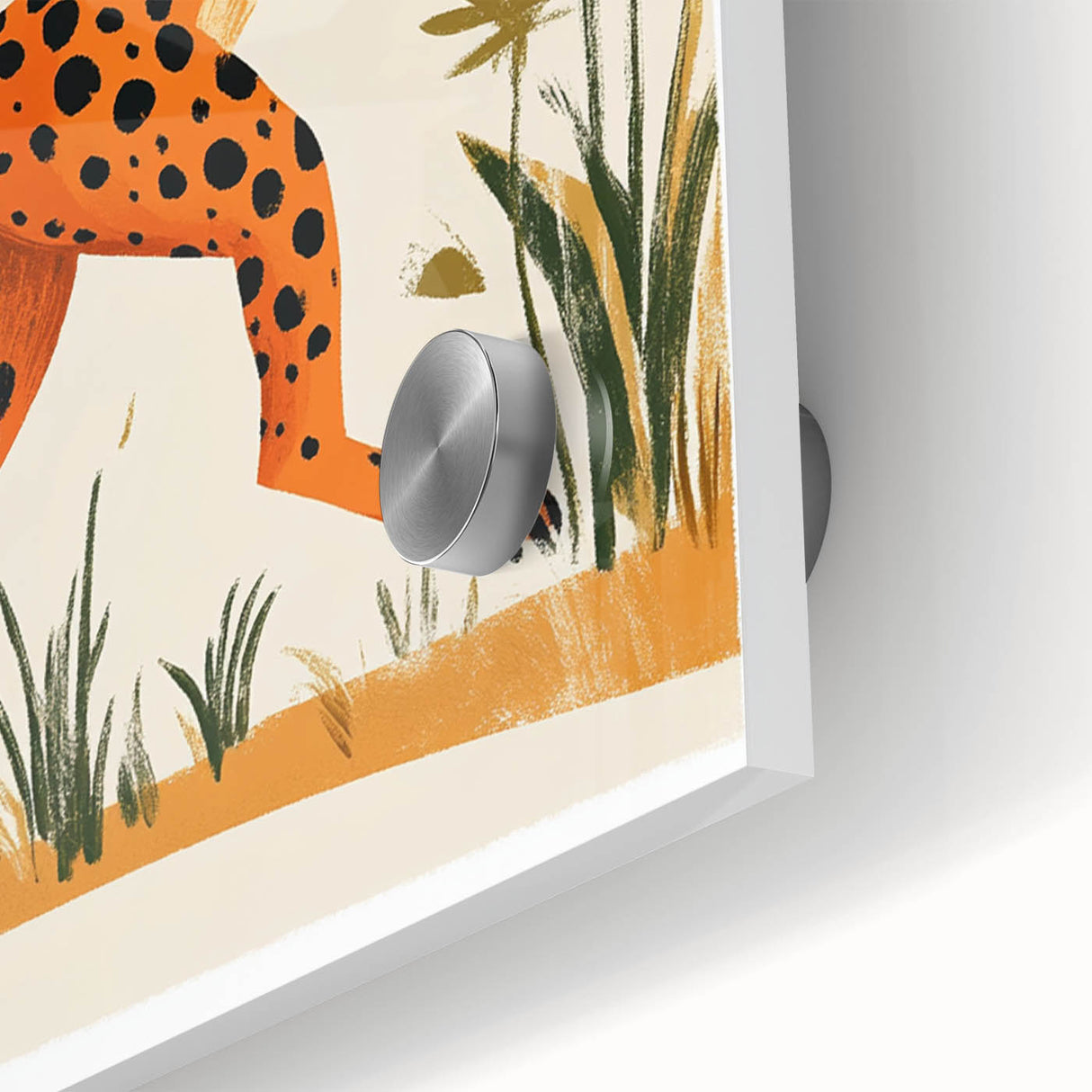 Children's Room Decor - Dancing Cheetah Playroom Wall Art