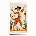 Children's Room Decor - Dancing Cheetah Playroom Wall Art