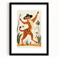 Children's Room Decor - Dancing Cheetah Playroom Wall Art