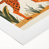 Children's Room Decor - Dancing Cheetah Playroom Wall Art