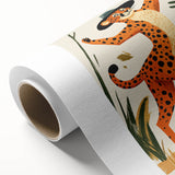 Children's Room Decor - Dancing Cheetah Playroom Wall Art