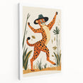 Children's Room Decor - Dancing Cheetah Playroom Wall Art