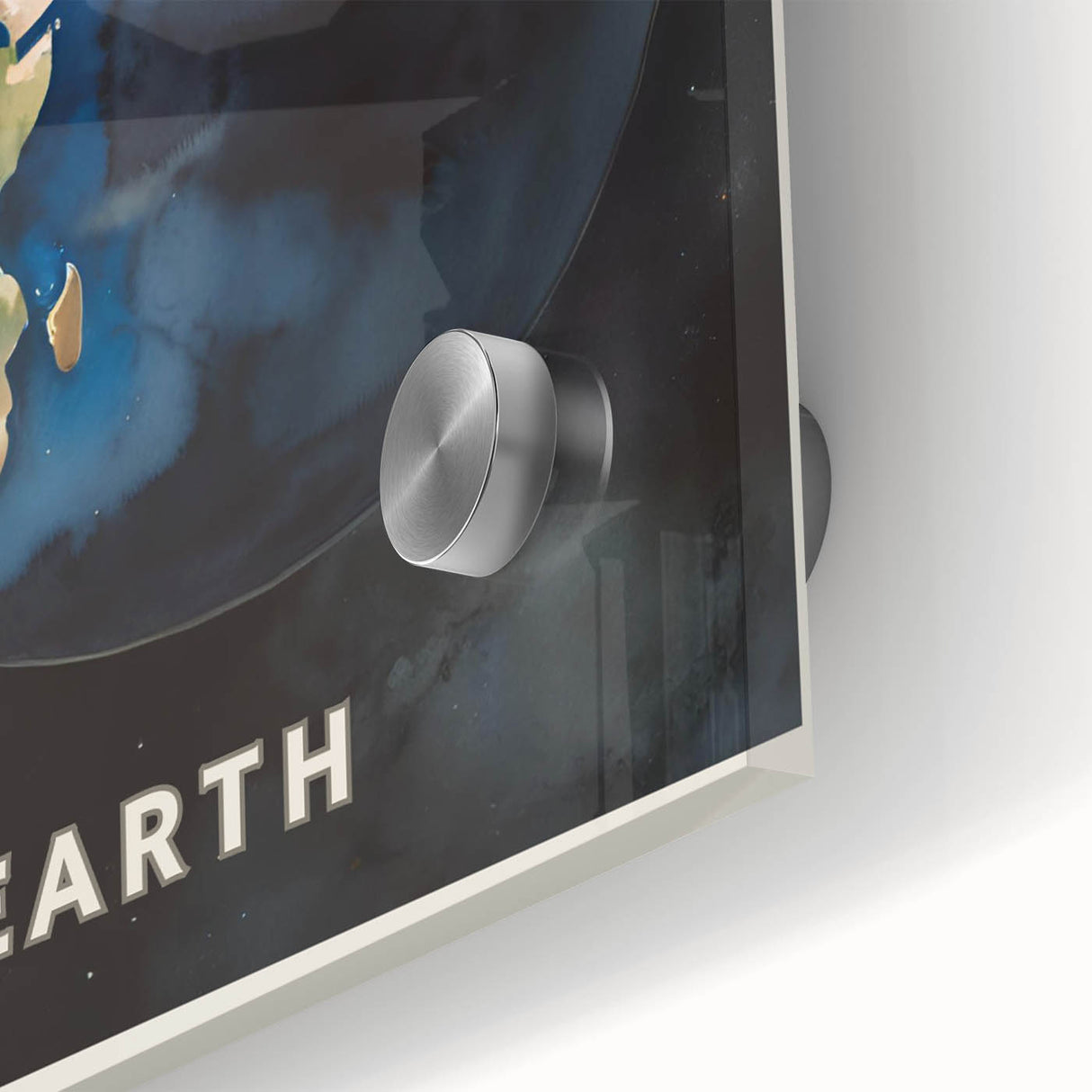 Earth Kids Educational Wall Art - Space and Geography Learning Poster