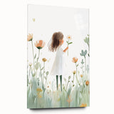 Floral Dream Girl Nursery Wall Art – Kids Room & Baby Decor