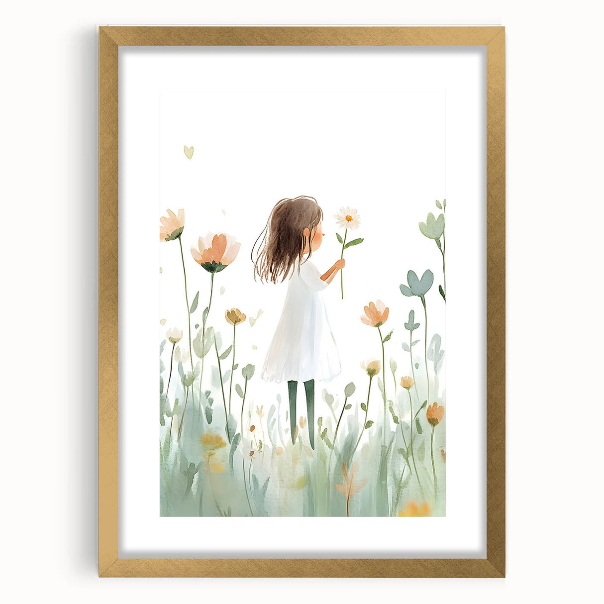Floral Dream Girl Nursery Wall Art – Kids Room & Baby Decor