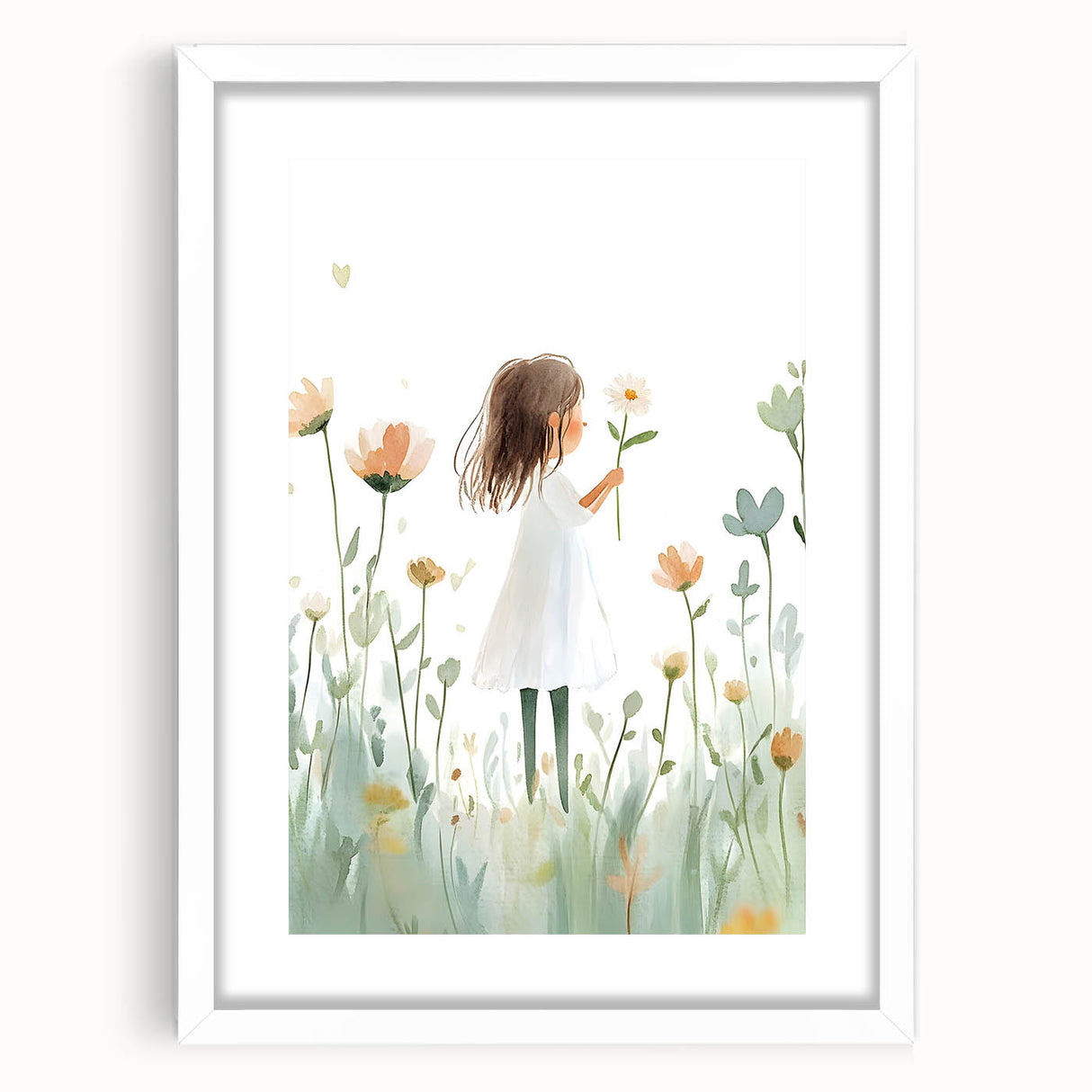 Floral Dream Girl Nursery Wall Art – Kids Room & Baby Decor
