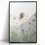 Floral Dream Girl Nursery Wall Art – Kids Room & Baby Decor