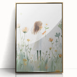 Floral Dream Girl Nursery Wall Art – Kids Room & Baby Decor