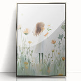 Floral Dream Girl Nursery Wall Art – Kids Room & Baby Decor