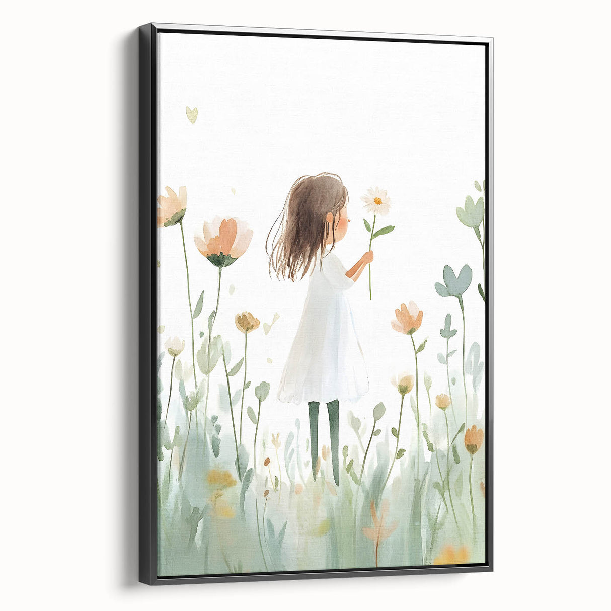 Floral Dream Girl Nursery Wall Art – Kids Room & Baby Decor