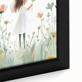 Floral Dream Girl Nursery Wall Art – Kids Room & Baby Decor