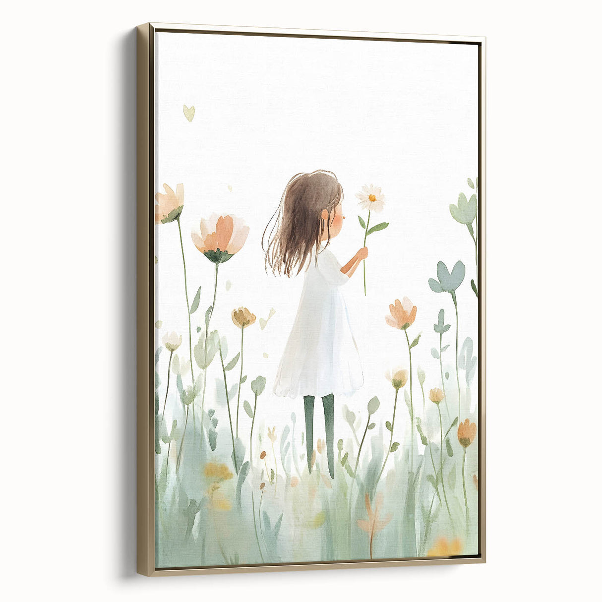 Floral Dream Girl Nursery Wall Art – Kids Room & Baby Decor