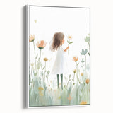 Floral Dream Girl Nursery Wall Art – Kids Room & Baby Decor