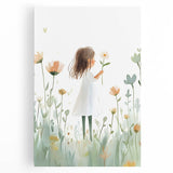 Floral Dream Girl Nursery Wall Art – Kids Room & Baby Decor
