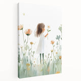 Floral Dream Girl Nursery Wall Art – Kids Room & Baby Decor