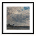 Classic Romantic Paintings - Cloudy Sky Study Canvas Art