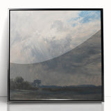 Classic Romantic Paintings - Cloudy Sky Study Canvas Art