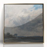 Classic Romantic Paintings - Cloudy Sky Study Canvas Art