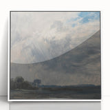 Classic Romantic Paintings - Cloudy Sky Study Canvas Art