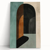Abstract Archway Wall Art - Modern Geometric Dining Room Print
