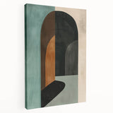 Abstract Archway Wall Art - Modern Geometric Dining Room Print