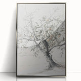 Apple Tree Sketch Living Room Wall Art – Modern Canvas Print