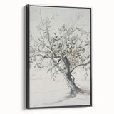 Apple Tree Sketch Living Room Wall Art – Modern Canvas Print