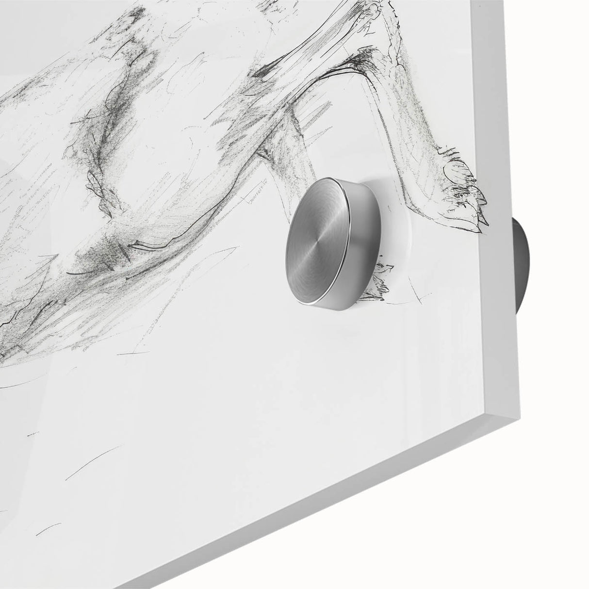 Close-up view of an intricate acrylic glass artwork depicting colorful animal designs, showcasing vibrant details and textures, perfect for modern decor.
