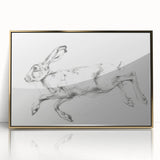 Framed acrylic wall art featuring a vibrant gold design of various animals, showcasing intricate details and textures, perfect for enhancing home decor aesthetics.