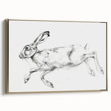 Framed canvas art depicting a vibrant animal design in gold tones, showcasing intricate details and textures, ideal for enhancing modern home decor.