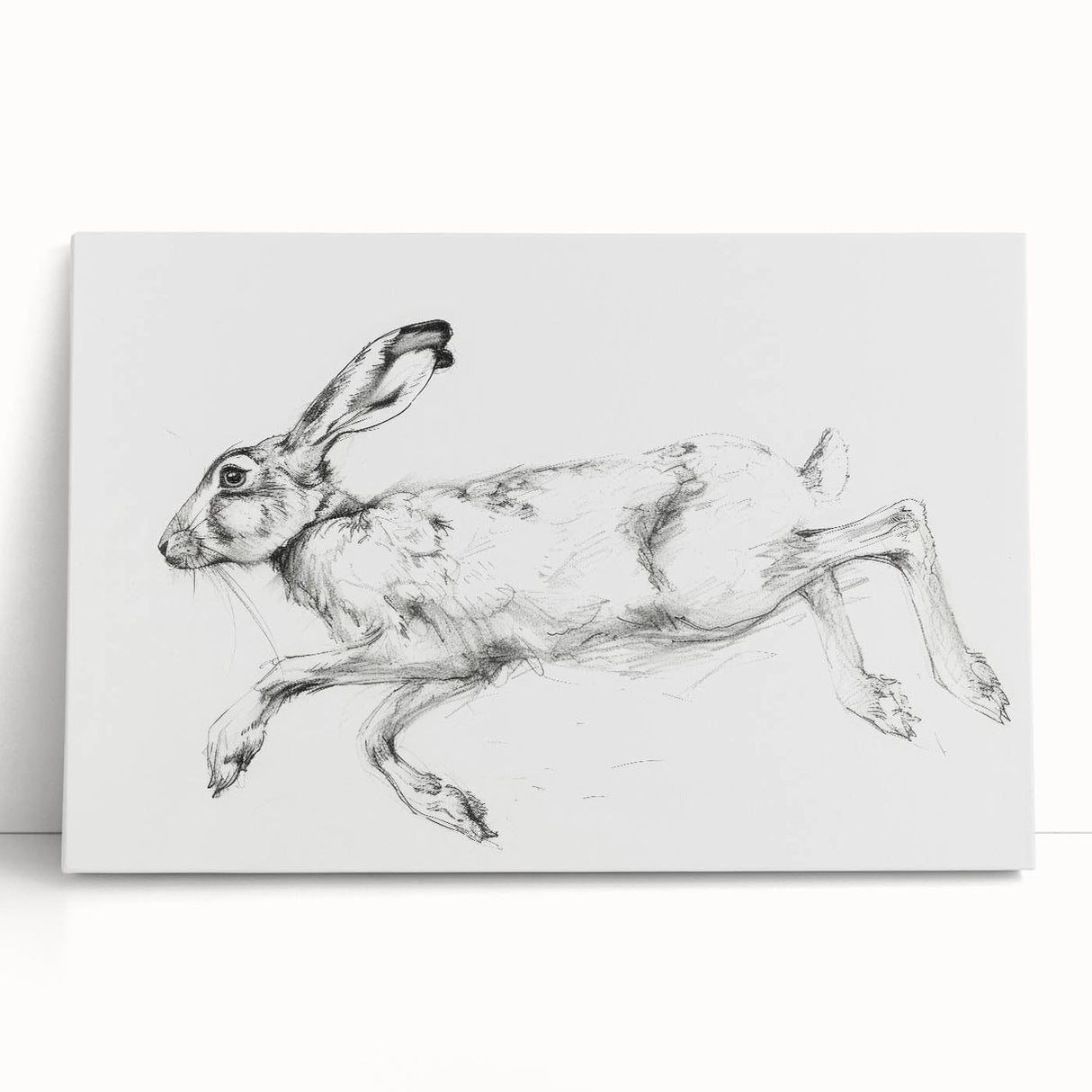 Colorful stretched canvas artwork depicting a vibrant collection of wild animals against a natural backdrop, perfect for home decor and wildlife enthusiasts. The design showcases intricate details and rich colors, making it an eye-catching addition to any room.
