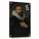 Classic Baroque Portrait - Nobleman with Elaborate White Ruff Collar