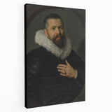 Classic Baroque Portrait - Nobleman with Elaborate White Ruff Collar