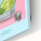 Large abstract wall art on acrylic glass featuring mid-century modernist designs in warm earth tones.