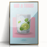 Art Deco style poster featuring a stylized cocktail in golden tones on acrylic, ideal for modern bar area decor.