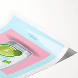 Extra large wall art featuring line art flowers in black on a white background, ideal for large living room decor.