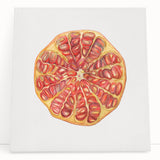 Black and white large art of assorted fruits on stretched canvas, ideal for kitchen wall art.