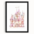 Princess Castle Watercolor Print - Girls Bedroom Art