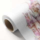 Princess Castle Watercolor Print - Girls Bedroom Art