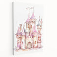 Princess Castle Watercolor Print - Girls Bedroom Art
