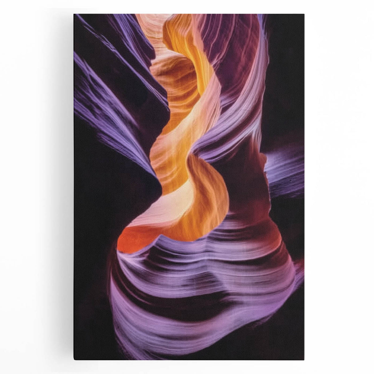 Vibrant landscape canvas art showcasing colorful canyons under a clear blue sky, perfect for modern home decor or office aesthetic. Ideal for nature lovers and art enthusiasts.