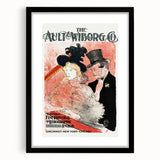 Vintage Wall Art - Elegant Concert Scene Advertisement - Art Print