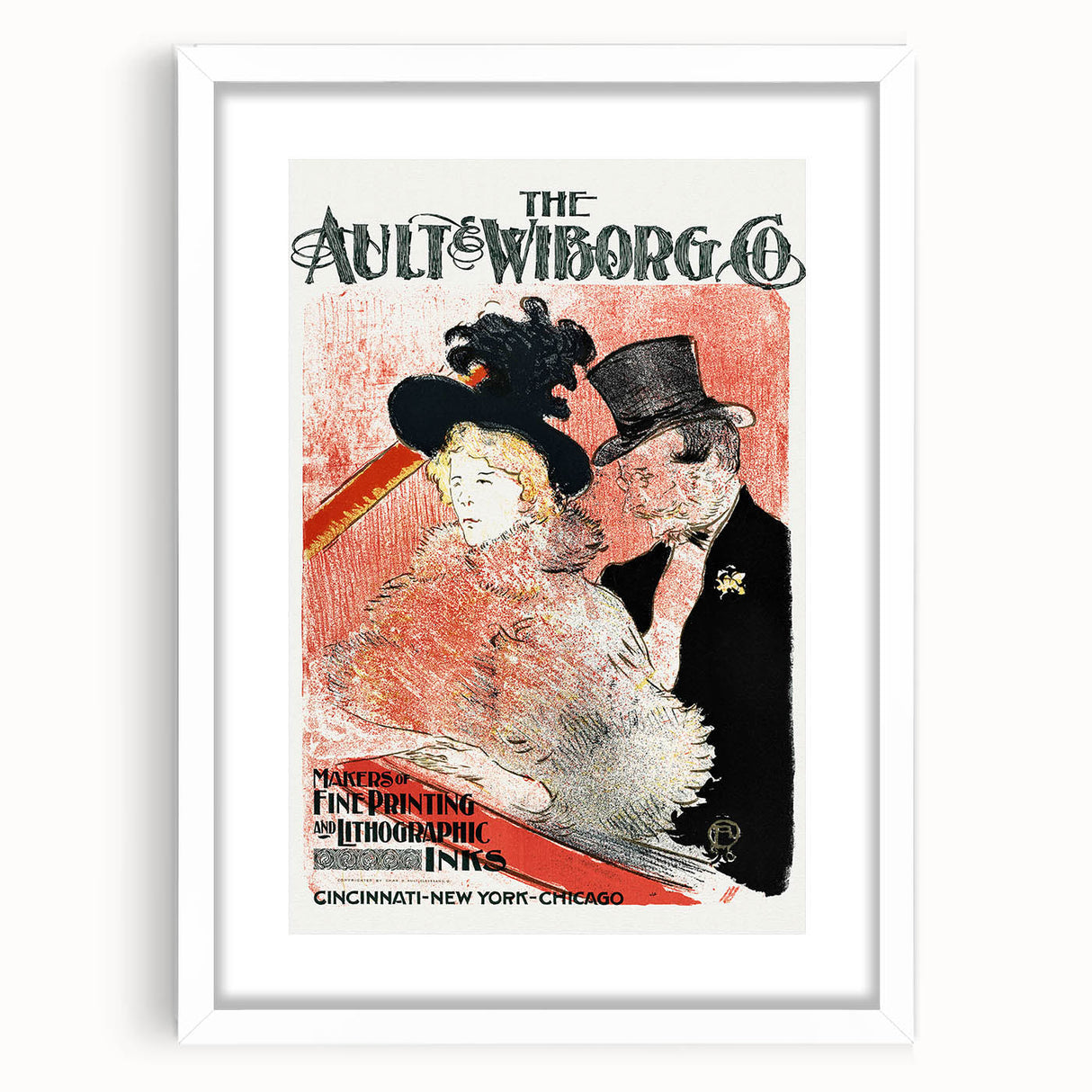 Vintage Wall Art - Elegant Concert Scene Advertisement - Art Print